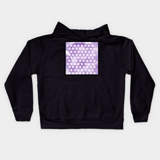 Purple star Kids Hoodie